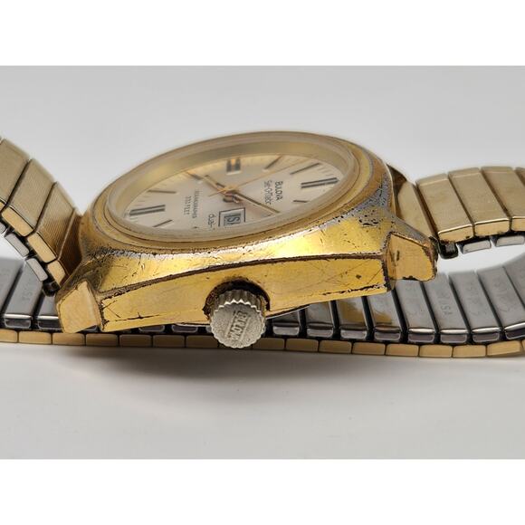 Vintage Bulova Set-O-Matic Oceanographer 333 FEET Gold Plated Automatic - Read - Picture 4 of 13